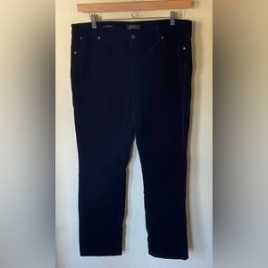 Talbots, Black corduroy pants, Size: 16